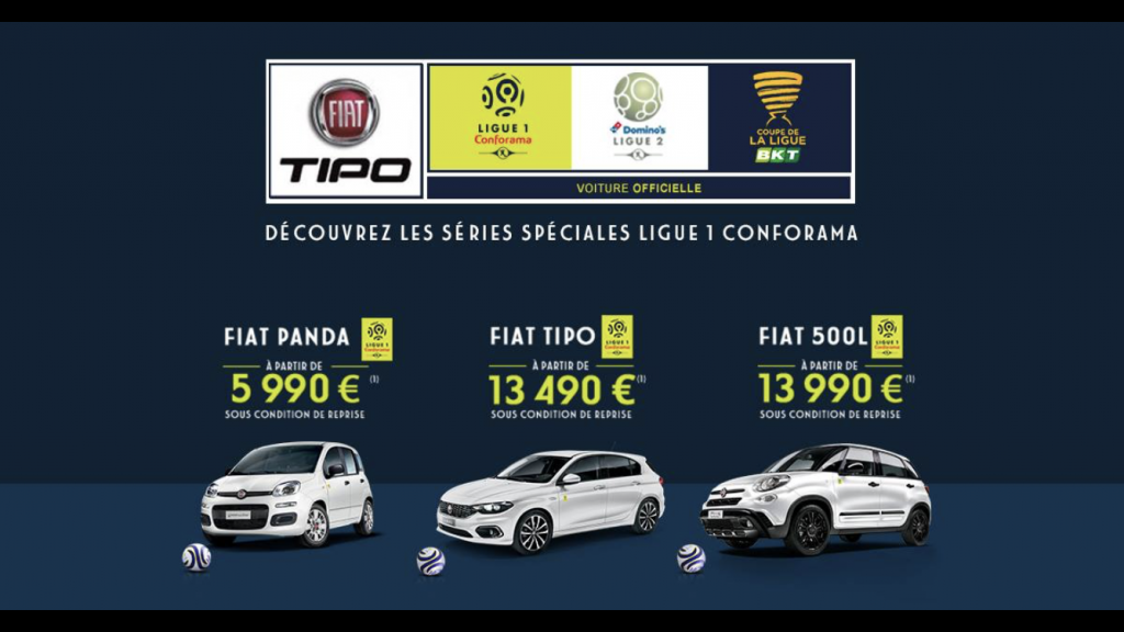 Fiat Nouvelles séries spéciales Ligue 1