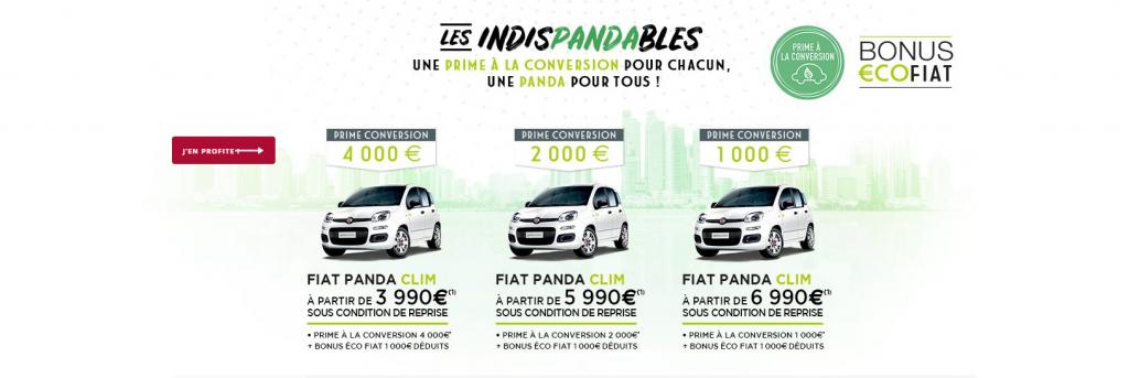 Les Indispandables Fiat Panda Ligue 1