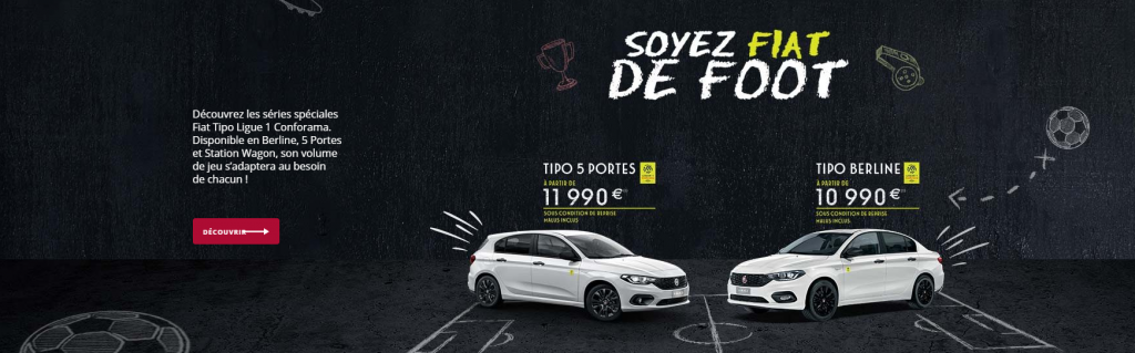 Série spéciale Fiat Tipo Ligue 1