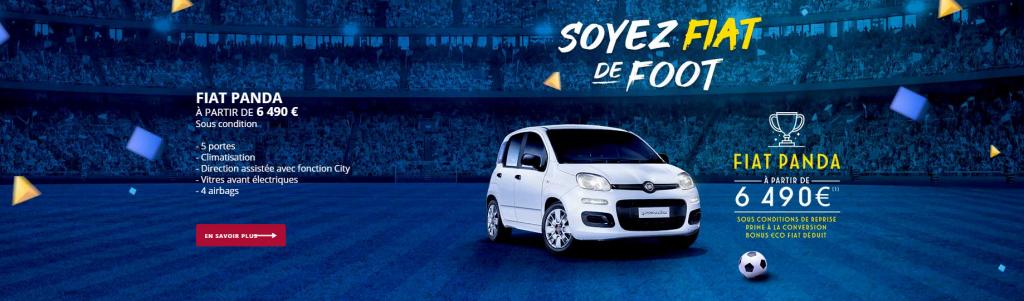 Fiat panda à partir de 6490 Euros